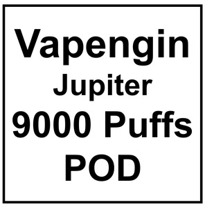 Vapengin Jupiter 9000 Puffs Pod 17 Ml: Vapengin Jupiter 9000 Puffs Pod (17 mL) - Watermelon Mint