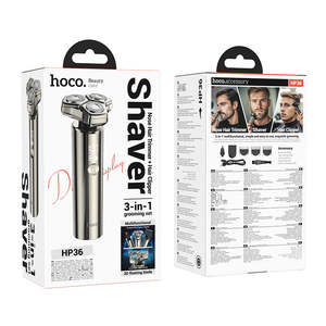 Home Personal Care: 3 in 1 Grooming Set with Shaver, Hair Clipper, Nose Hair Trimmer (HP36)