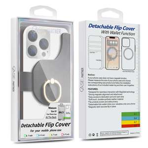 Wallet Case: Universal Magnetic Detachable Flip Wallet Case (FLP)