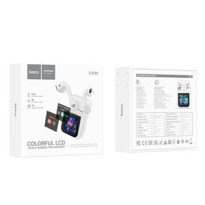 TWS Earbud w/ LCD Touch Screen, 4 Hours (EW80)