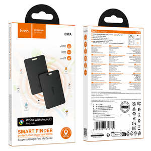 Smart Wireless Tracker Card for Android, 3 Months Rechargable Battery Life (E97A)