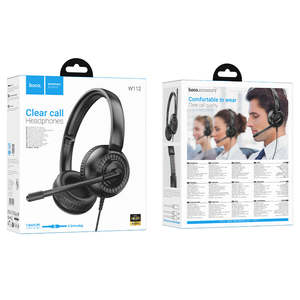 Hoco Accessory: Wired Computer Headset with 270° Rotatable Microphone (W112)