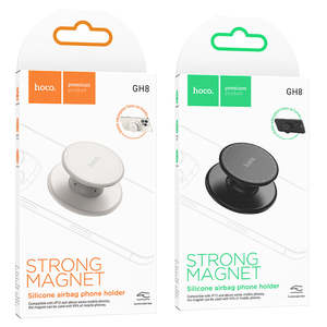 Hoco Accessory: Magnetic Pop-Up Phone Grip & Stand (GH8) - MagSafe Compatible & Universal