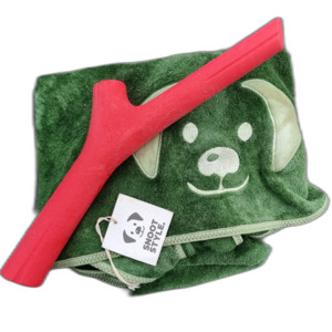 Dog Gift Bundle -includes dog bathrobe and floating stick