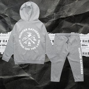 Products: Hunter G Kids set Hoodie and Pants Grey - nhdesigns.online