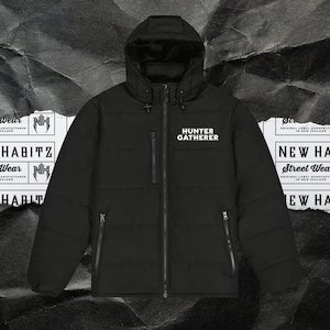 Products: Hunter G Puffy Hood Recycled Synthetic Down Jacket by Hunter Gatherer - nhdesigns.online