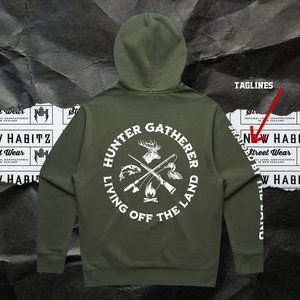 Add Your Own Tagline Hunter Gatherer - Hunter Gatherer