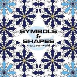 Colouring In Book Mini - Symbols and Shapes