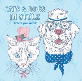 Products: Colouring In Book - Cats and Dogs In Style