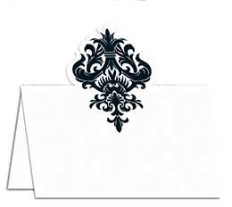 Products: Place Card-Elegant Black