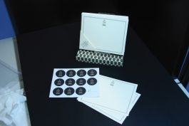 Products: Notelets-Silver Birdcage