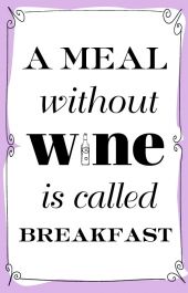 Products: Wine Label-Meal Without Wine