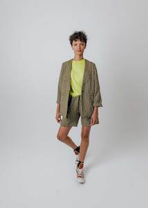 Super Shorts | Moss Stripe