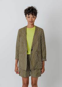Blazer: Dean Blazer | Moss Stripe