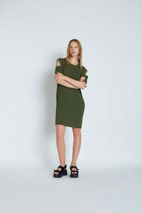Dresses: Neighbour Dress | Moss Green
