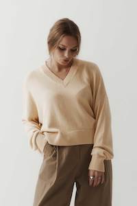 New: Griddy Sweater - Vanilla