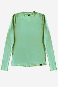 New: Long Sleeve Crew - Peppermint