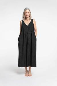 New: Marvel Dress - Black Pinstripe