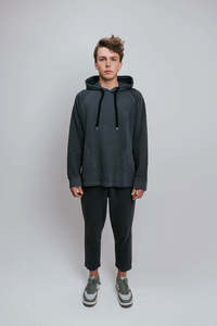 Billy Hoodie | Carbon | Mens