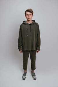 Billy Hoodie | Kelp | Mens