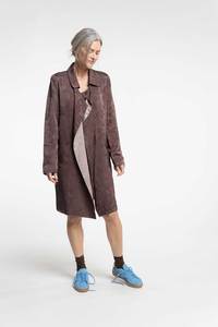 Casey Coat - Graphite with Silver