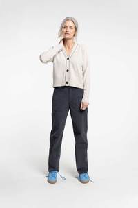 Twizel Cardigan - Mist with Grey