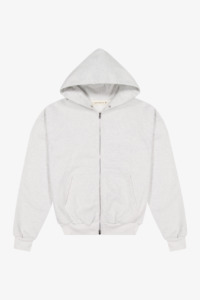 The Plains Zip Hood - Cloud Grey