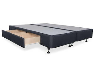Bedroom: Sleepwell NZ Made Split King Base with Built-in 2 or 4 Drawers, 3 Colours Avail. from