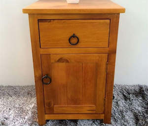 Bedside Tables: Cutie Solid Pine Wood Bedside
