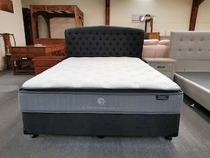 Double Bed 2Pcs NZ Made Base with a 28cm Thick Pocket Spring Mattress
