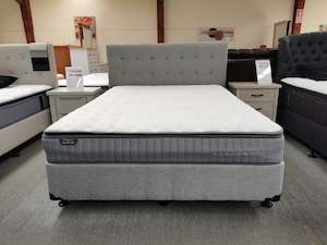 Bella Queen Bed 3Pcs NZ Made Base, Headboard & 26cm Thick Pillow Top Mattress