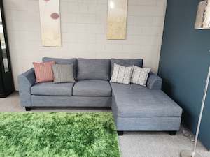 NZ Made Corner Lounge Suite With Reversible Chaise - Apollo