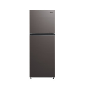 Appliance: Midea 236L Fridge Freezer Grey Stainless Steel