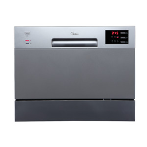 Midea 6 Place Setting Bench Top Dishwasher Stainless Steel