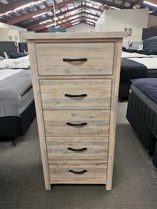 Bedroom: Ballman Slimboy Solid Pine Wood White Washed and Rustic