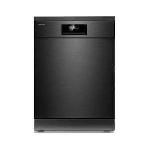 Appliance: Toshiba 15 Place Settings Freestanding Dishwasher With UV Light & Auto Open with 3-year Warranty
