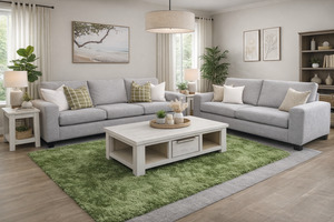 Sofas: NZ Made Lounge Suite 3+3.5 Seaters - Caspian