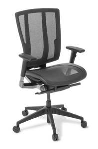 Boardroom Meeting Chairs: Shift with Armrests standard black