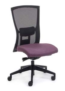 Visitor Chair Side Chairs: Domino Sync/Slide Seat 3D Arms