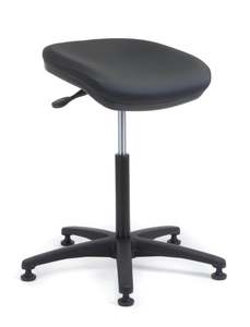 Visitor Chair Side Chairs: Perching Stool with Grip-tech 2 Lever