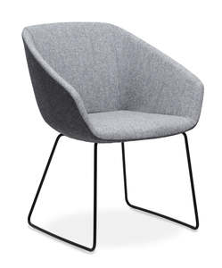 Hospitality Furniture: Brek Black Sled Frame Base