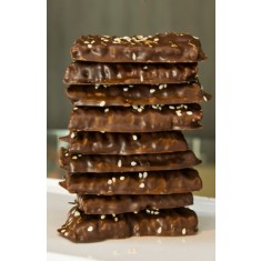 Toffee sesame seeds &amp. Almonds - baked delights - chocolates