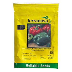 Capsicum - California Wonder