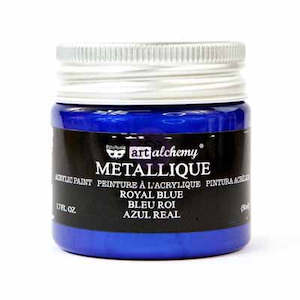 Water Colour Paints: Art Alchemy Métallique Paint- Royal Blue
