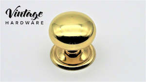 Knobs Handles Vintage Giftware: Knob-Polished Brass