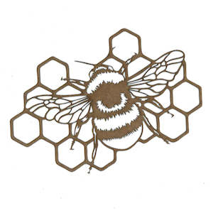Wood U Ben Mouldings: PolyOnlay-Honeycomb Bee