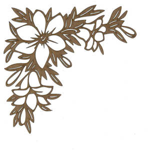 Wood U Ben Mouldings: PolyOnlay-Tropical Floral