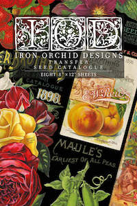 Iod Transfers Moulds Stamps: IOD Furniture Transfer " SEED CATALOGUE"