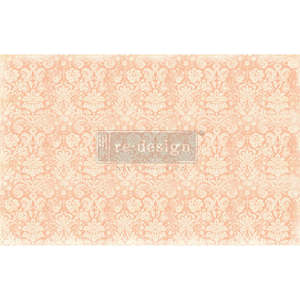 Sale Items: Redesign Decoupage Tissue -Peach Damask 2 Pack