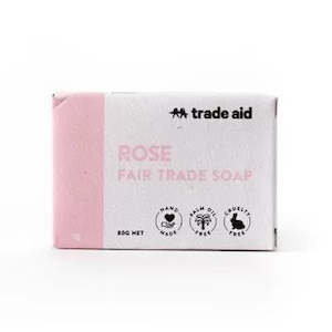 TradeAid Fair Trade Rose Soap